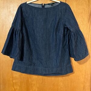 LAUREN RALPH LAUREN DENIM TOP